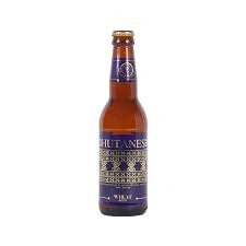 Druk Lager beer bottle — Bhutan Brewery